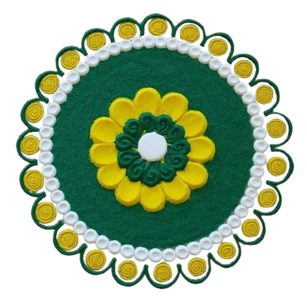 DIY Rangoli Kit – Mess-Free, Beginner-Friendly & Vibrant