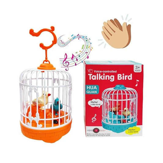 Generic Talking Bird Toy | Interactive, Repeat What You Said, Singing Fun, Educational & Entertaining for Kids & Children