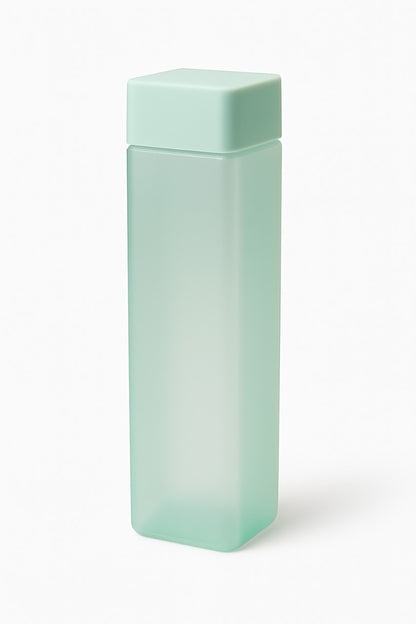 1000ml Square Water Bottle for Office, Gym & School | Leakproof BPA-Free Plastic | Pastel Mint Green | Stylish & Durable| Pack OF 6