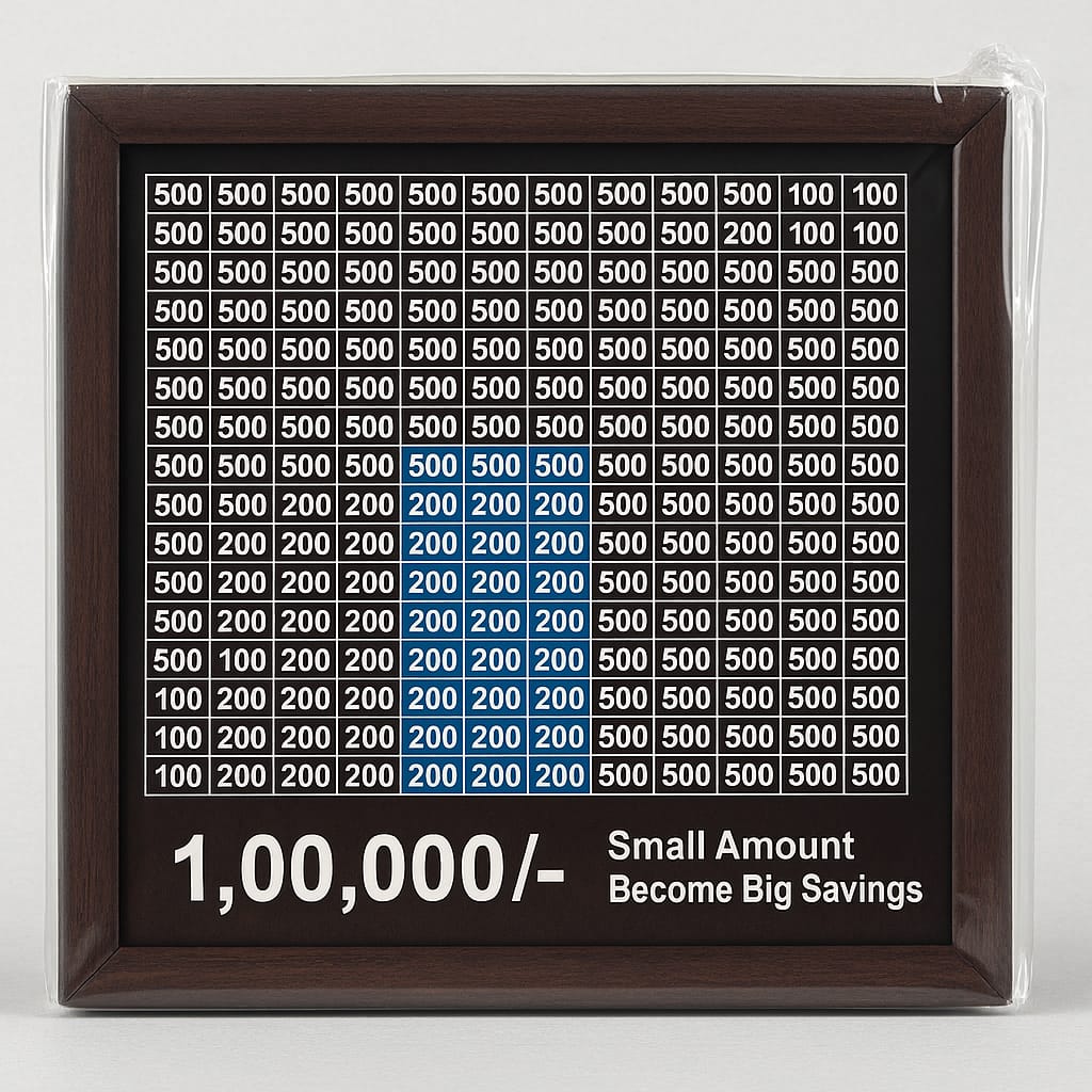 ₹1,00,000 Savings Challenge Scratch Card – Fun & Easy Money-Saving Plan