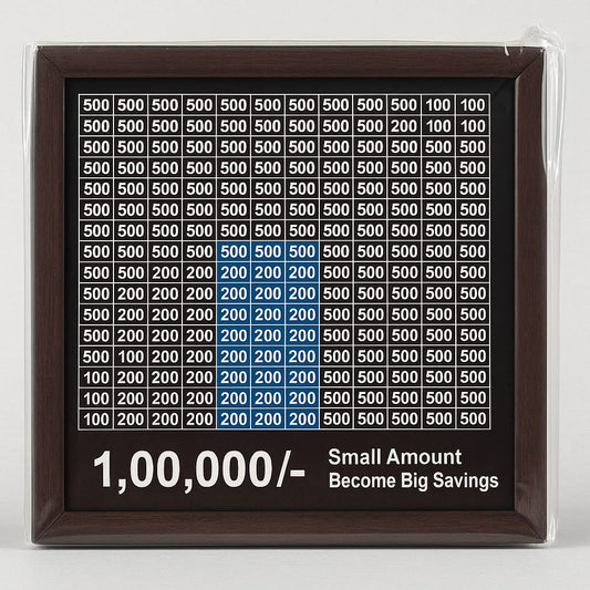₹1,00,000 Savings Challenge Scratch Card – Fun & Easy Money-Saving Plan