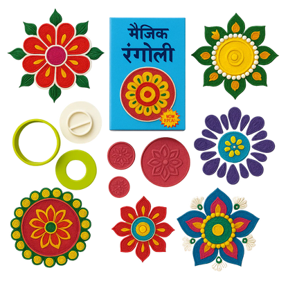 DIY Rangoli Kit – Mess-Free, Beginner-Friendly & Vibrant